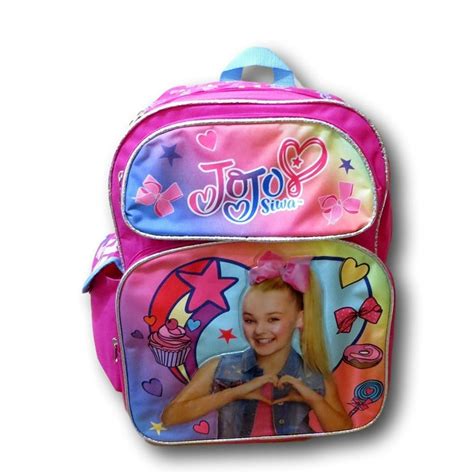 Jojo Siwa Pink Deluxe 16 School Bag Backpack