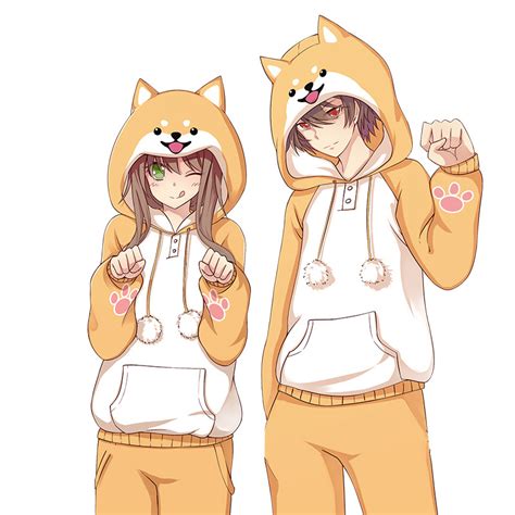 Cute Two Yuan Dog Anime Pajamas（pajamas Sleep Pants