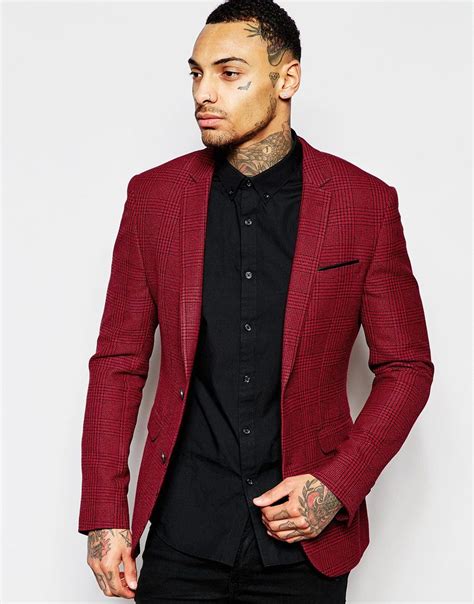 Baru 36 Fashion With Red Blazer For Men