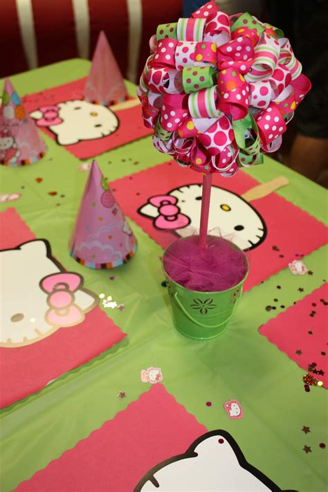 Hello Kitty Birthday Party Ideas Photo 8 Of 46 Catch My Party
