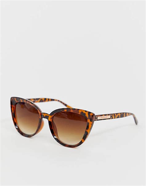 river island cat eye sunglasses in tortoiseshell asos