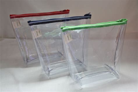 Heavy 20 Gauge 725 X 6 Inch Clear Vinyl Zipper Pouch With 3 Etsy