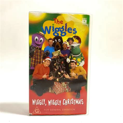 The Wiggles Wiggly Wiggly Christmas Vhs 1997 Retro Vintage Rare Aus