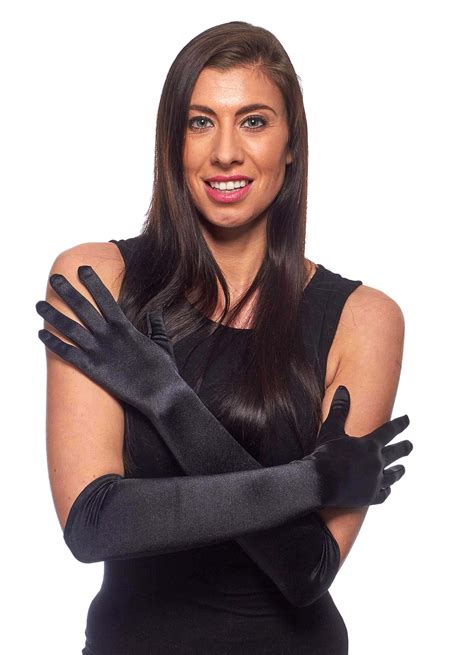 Over The Elbow Very Long Satin Gloves Ebay