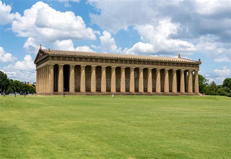 Replica Of The Parthenon In Nashville Stock Photo Image Of Park