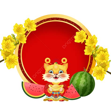 베트남 고양이 년 음식 살구 꽃 베트남 중국의 설날 식물 Png 일러스트 및 Psd 이미지 무료 다운로드 Pngtree