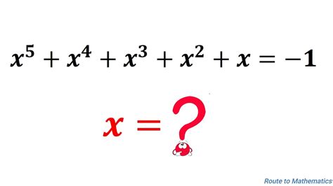 a nice algebraic equation learn the easiest way to solve this equation youtube