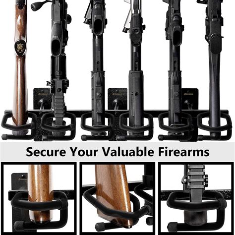Buy GOHIKINGl Metal Gun Rack Wall Mount Rifle Shotgun Hooks And Bow