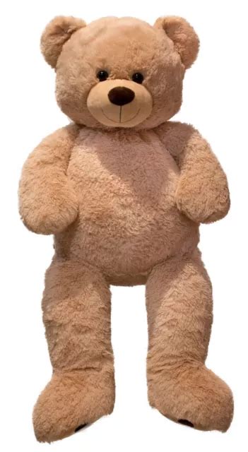 RIESEN TEDDYBÄR KUSCHELBÄR XXL 100 cm groß Plüschbär Kuscheltier samtig