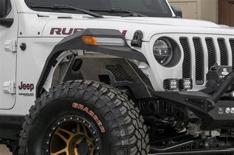 Rock Fighter Front Fenders 2018 2020 Jeep Wrangler Jl Offroad Armor