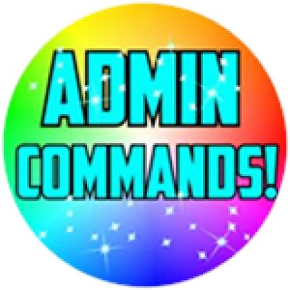 Admin Commands Roblox
