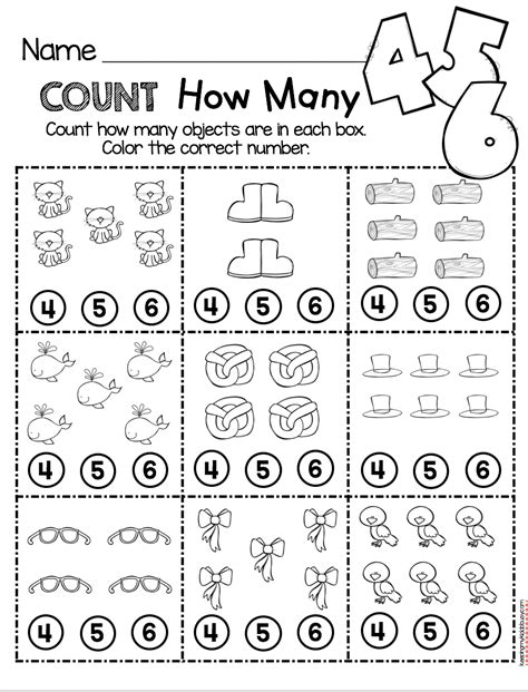 Free Printable Common Core Math Worksheets For Kindergarten Printable