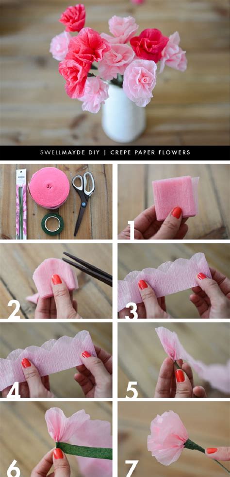 Mothers Day Diy Crepe Paper Flowers Flowers