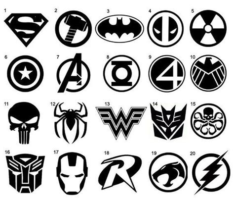 Superhero Stickers Vinyl Decal Kids Childrens Bedroom Cups Etsy In