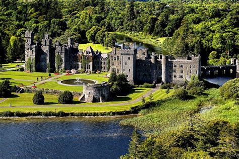 The 13th Century Ashford Castle On The Shores Of Lough Corrib Cong