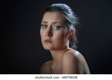 Portrait Beautiful Girl Nudes Closeup Stock Photo Shutterstock