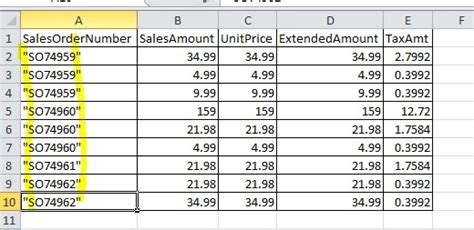 Microsoft Business Intelligence Remove Text Qualifier Double Quotes