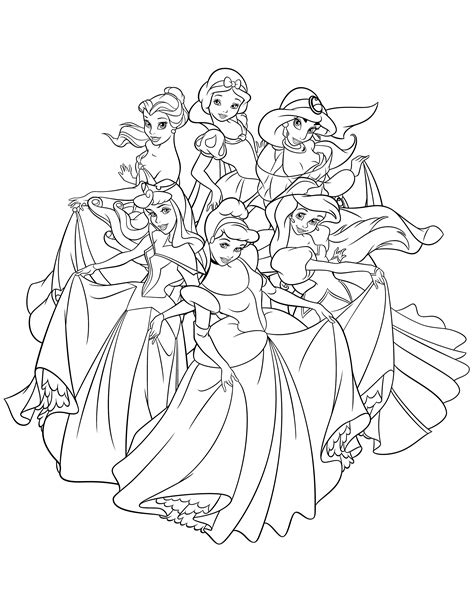 Coloriage Disney Princesse With Images Disney Coloring Pages Images And Photos Finder