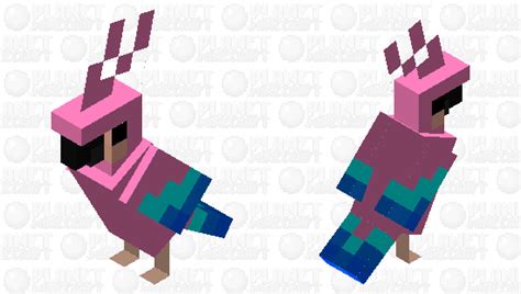 Girl Parrot Minecraft Mob Skin