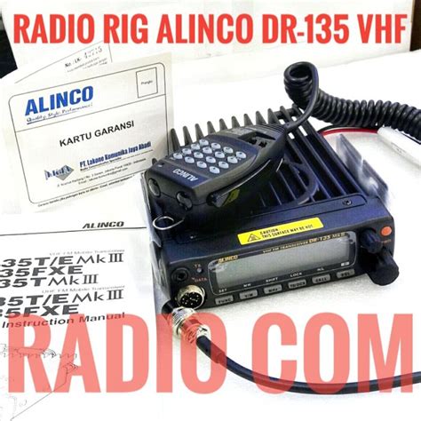 Jual Radio Rig Alinco Dr135 Vhf Ori Rig Vhf Alinco Dr 135 Vhf Mk Iii