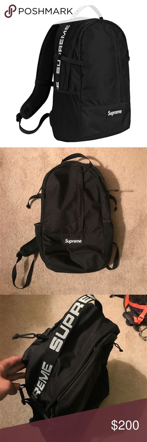 Supreme Ss18 Backpack Used A Few Times But No Flaws 100 Authentic