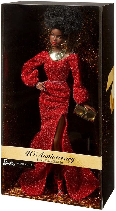 Barbie 40th Anniversary First Black Barbie Doll Glg35 Ab 9800