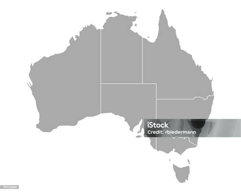 Peta Australia Ilustrasi Stok Unduh Gambar Sekarang Australia Peta