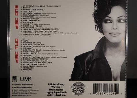 Janet Jackson Number Ones 2cd