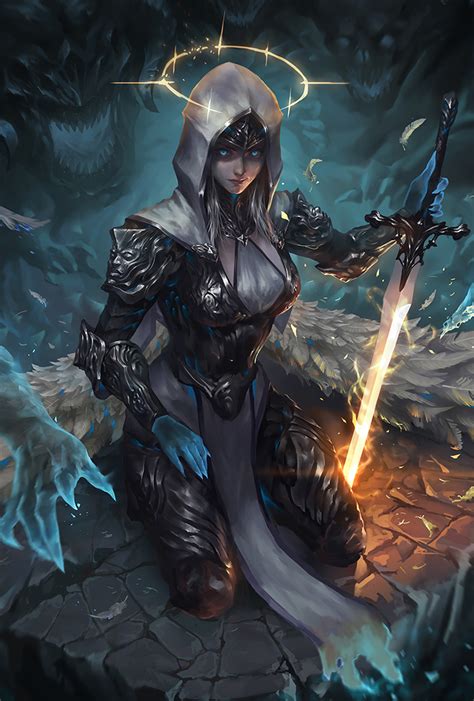 Aasimar Dandd Character Dump Warrior Woman Fantasy Art Women Concept Art Characters