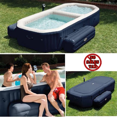 inflatable hot tub spa intex portable jacuzzi swimming pool bubble massage 152 for sale from