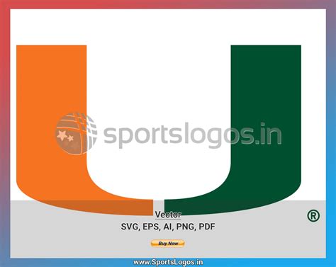 Miami Hurricanes College Sports Vector Svg Logo In 5 Formats