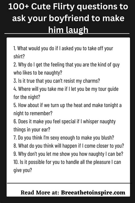 Cute Questions To Ask Your Boyfriend In Questions To Ask