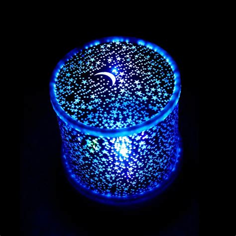 Blue Led Star Master Night Light Music Revolving Sleeping Lamp