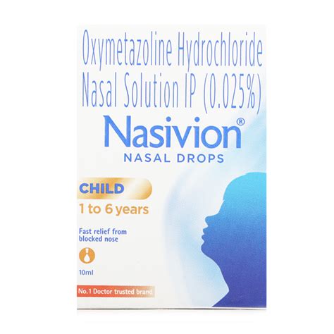 Extra strength nasal strips are made from thicker material, making them less likely to rip and tear during application and. NASIVION CHILD Nasal Drops 10ml - Buy Medicines online at ...