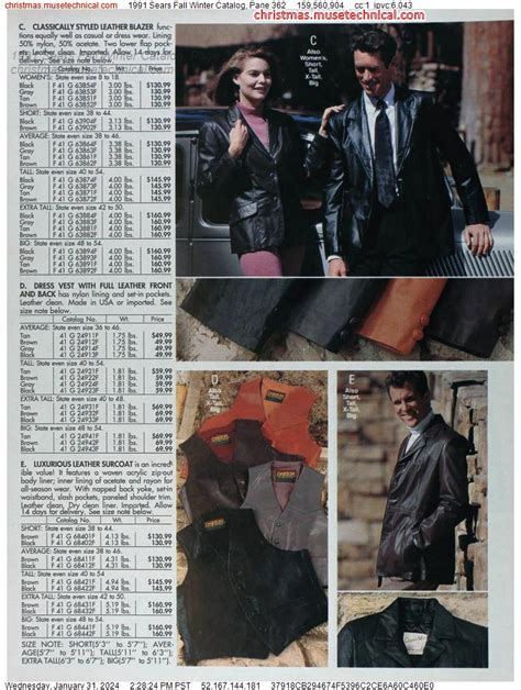 1991 Sears Fall Winter Catalog Page 362 Catalogs And Wishbooks