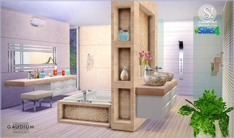 Gaudium Bathroom At Simcredible Designs 4 Sims 4 Updates