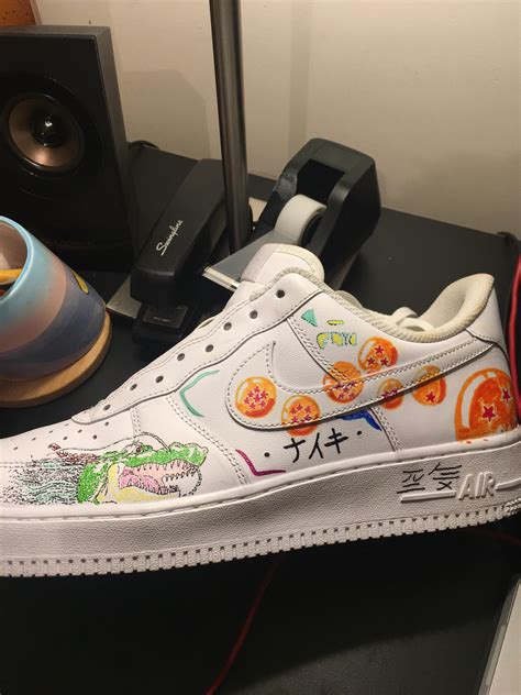 Nike air force 1 low year of the dragon 1 condition:new | ticker: custom dragon ball z air force 1,custom dragon ball z air ...