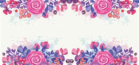 Hd Fashion Flowers Background Material Formwork Design Blue Sky