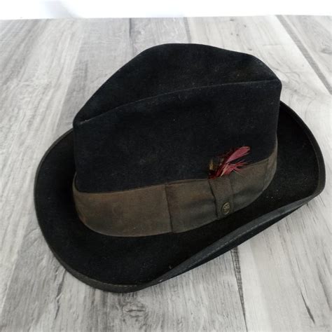 Vintage Mallory Fifth Avenue By Stetson Fedora Wool H Gem