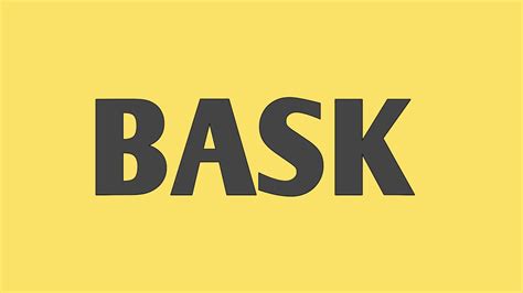 Bask Meaning Meaning Of Bask Youtube