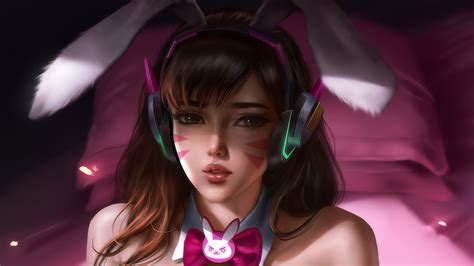Bunny Dva Overwatch Hd Games 4k Wallpapers Images Backgrounds