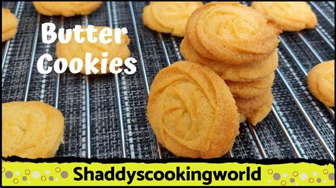 How To Make Perfect Butter Cookies Easy Homemade Butter Cookies