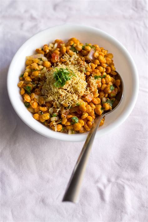 It's made with chana dal (yellow split lentils) and toor dal. chana dal bhel puri recipe, how to make chana dal bhel ...