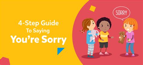 Teaching Children How To Apologise