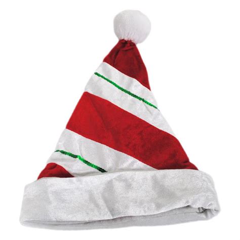 Jacobson Candy Cane Santa Hat All