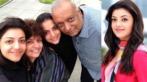 actress kajal agarwal and sister nisha agarwal s father vinay agarwal mother suman aggarwal