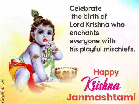 Happy Krishna Janmashtami 2021 Janmashtami Status Messages Quotes