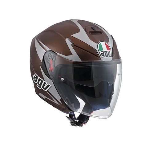 Casco Moto Agv K 5 Jet E2205 Multi Threesixty Matt Bronzegrey Helmet
