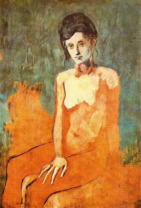 Seated Female Nude 1905 Pablo Picasso WikiArt Org