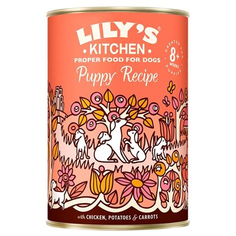 Hill's science diet puppy dog food is without any preservatives, sweeteners and artificial colors. Lily's Kitchen Puppy Recipe With Chicken Wet Dog Food 400g ...